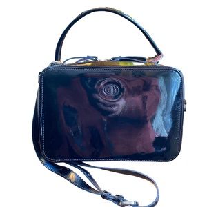 Patent Leather Square Shoulder Bag / Tote